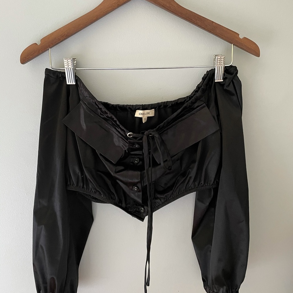 Loveculture off the shoulder shirt